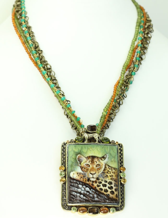Leopard on Tree Branch