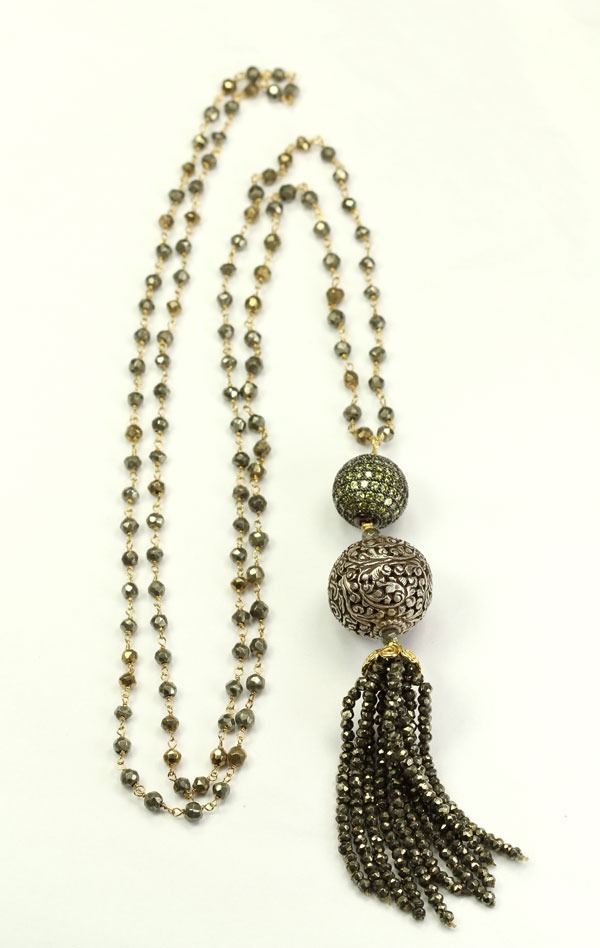 Chalco Pyrite Pendant Necklace