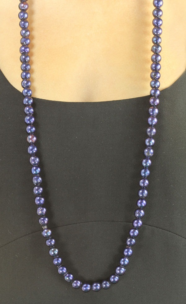 Long Fresh Water Pearl Necklace