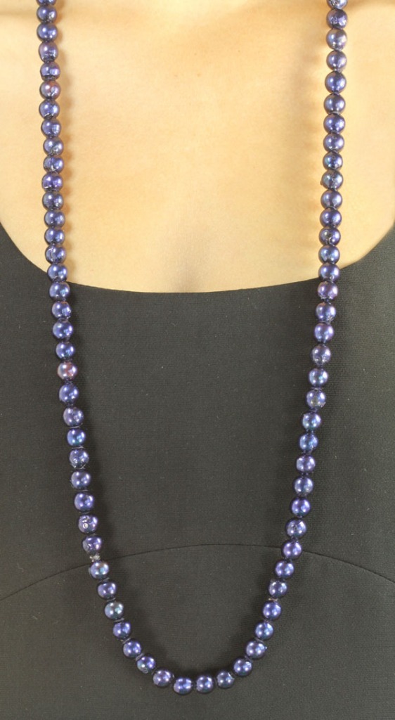 Long Fresh Water Pearl Necklace