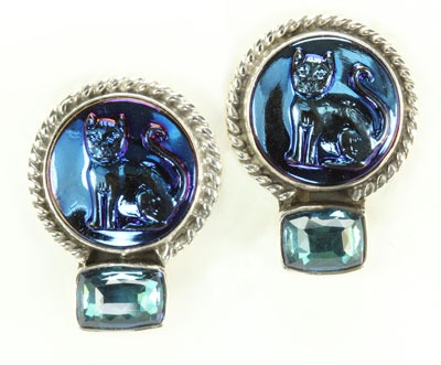 Czech Glass Post Earrings