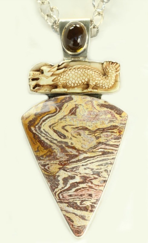 Jasper Clip Earrings--COORDINATING NECKLACE