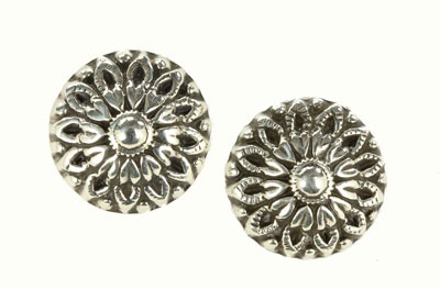 Sterling Silver Figure Post Earrings