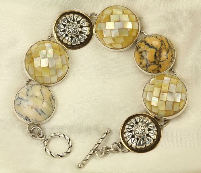 Mother of Pearl & Opalite Bracelet