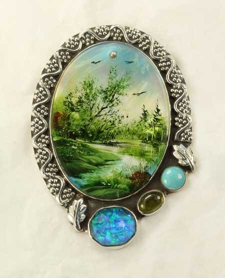 Russian Miniature Landscape Painting