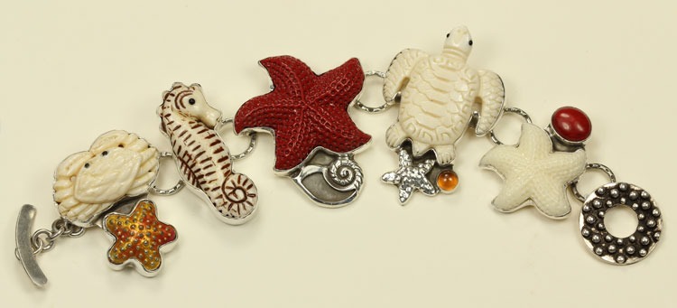 Sea Life with Turtle Bracelet