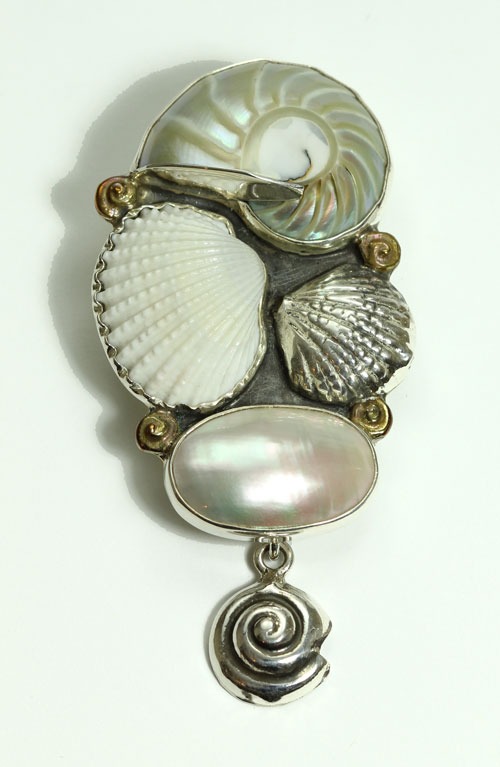 Amy Kahn Russell Sea Life Pin-Pendant
