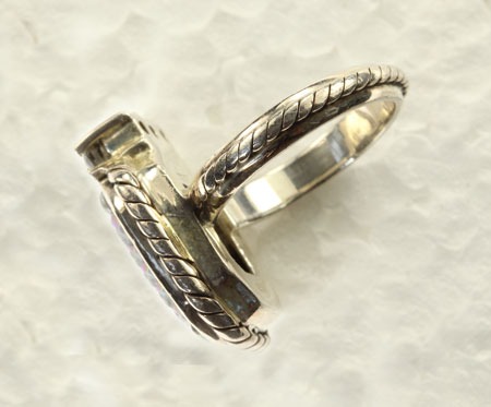 Amy Kahn Russell Titanium Crest Ring