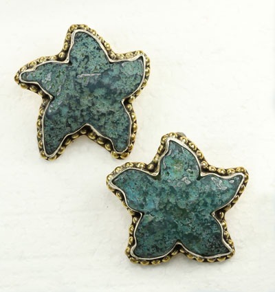  Carved Starfish Necklace--ADJUSTABLE LENGTH