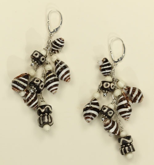 Multi-Strand Shell & Bone Necklace