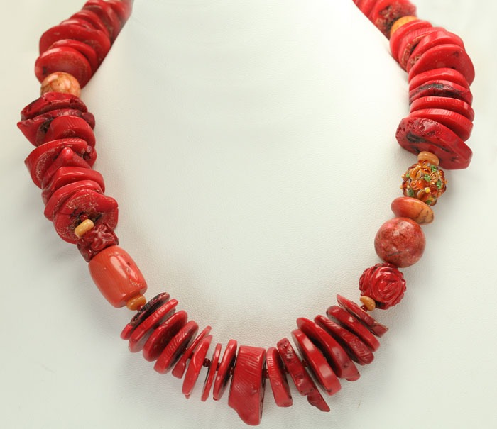 Chunky Coral Necklace