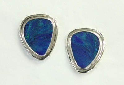 Opal Post Earrings