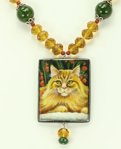Tawny Cat Necklace