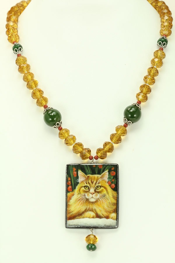 Tawny Cat Necklace