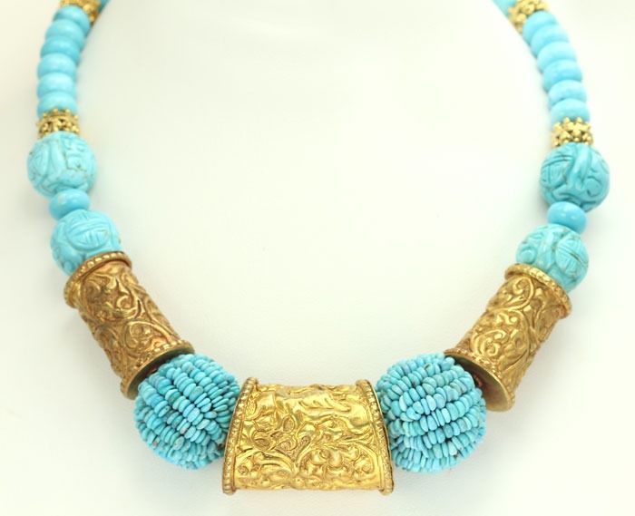 Turquoise Statement Necklace
