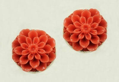 Vintage Japanese Pressed Glass Bracelet