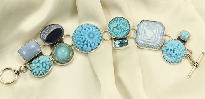 Antique Buttons and Vintage Glass 