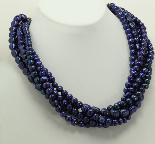 Baroque Pearl Multi-Strand Necklace