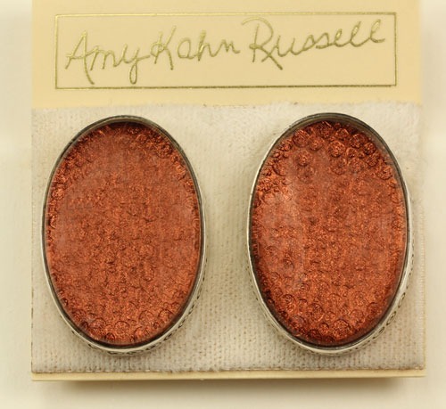 Tapestry Under Crystal Clip Earrings