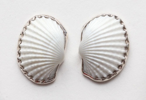 Amy Kahn Russell White Shell Bracelet