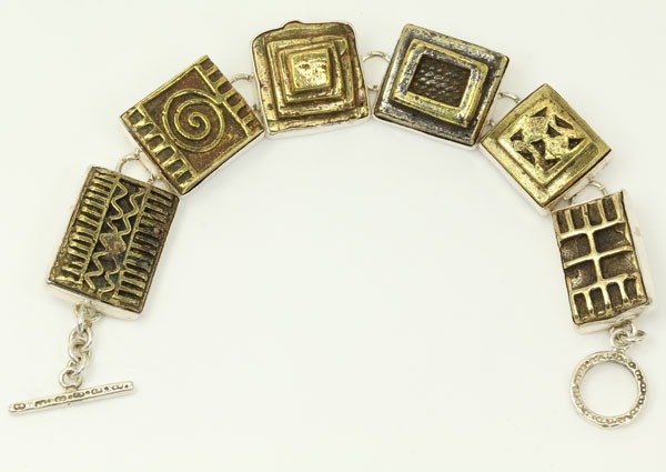 African Gold Weight Bracelet