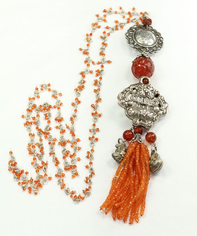 Antique Chinese Silver Pin-Pendant
