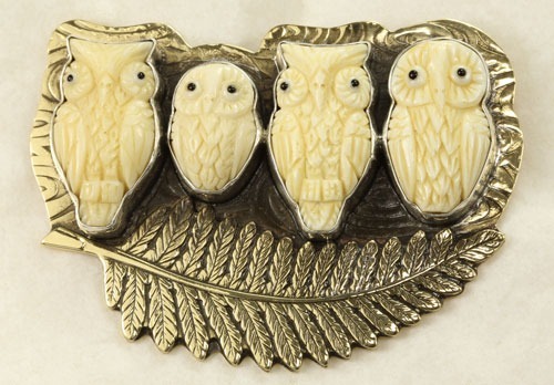 Carved Bone Clip Earrings--CAN BE CONVERTED TO POST