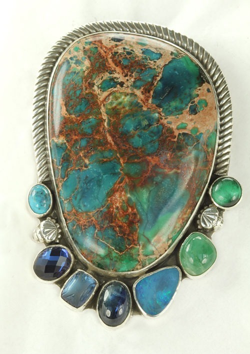 Chrysocolla Post Earrings
