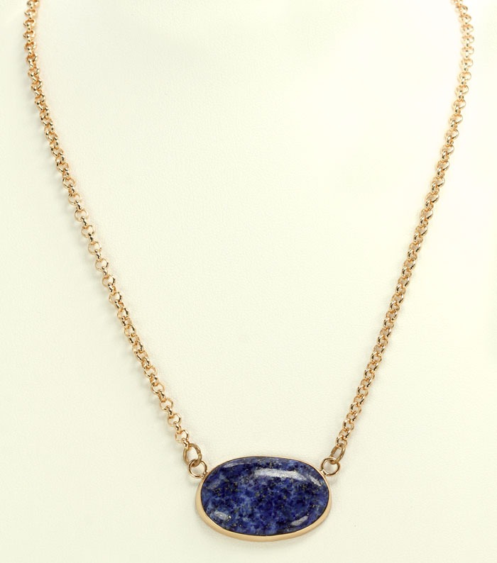 Lapis Pendant Necklace