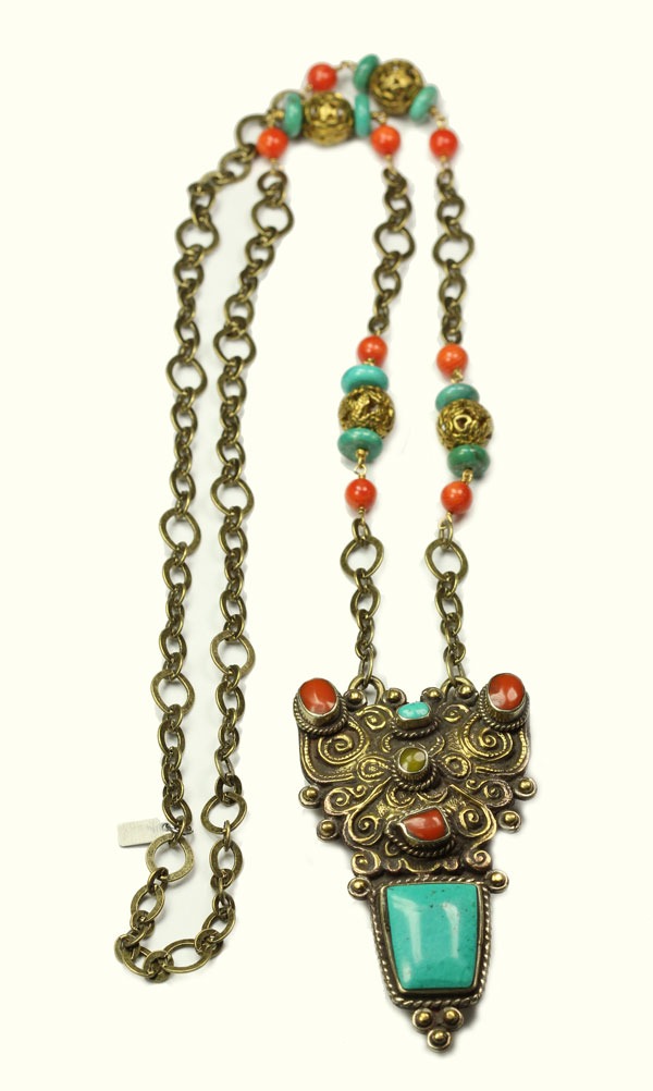 Tibetan Pendant Necklace