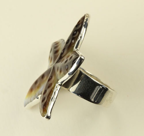 Amy Kahn Russell Mother of Pearl Starfish Ring
