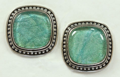 Amy Kahn Russell Tapestry in Quartz Clip Earrings
