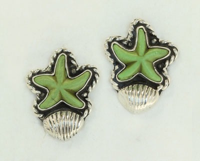 Amy Kahn Russell Starfish Clip Earrings