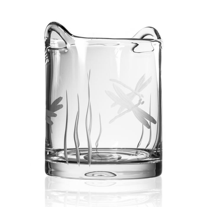 Rolf Glass Dragonfly Ice Bucket