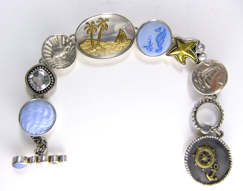 Golden Sailboat Bracelet