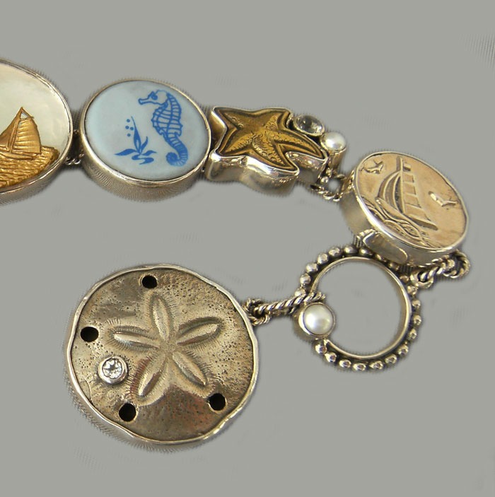 Golden Sailboat Bracelet