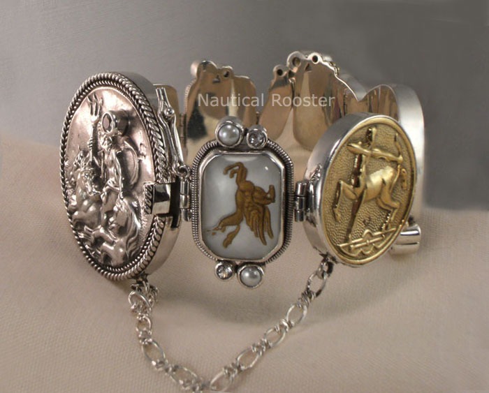 Mars & Valentine Golden God of the Sea "Cuff" Bracelet