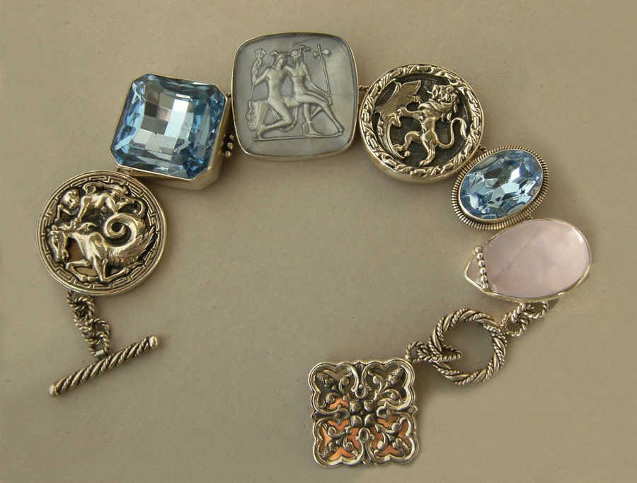 Mars & Valentine Lovers and Warriors Greek Icon Bracelet