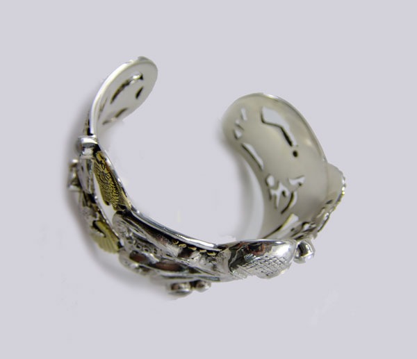 Sterling Silver Octopus Cuff