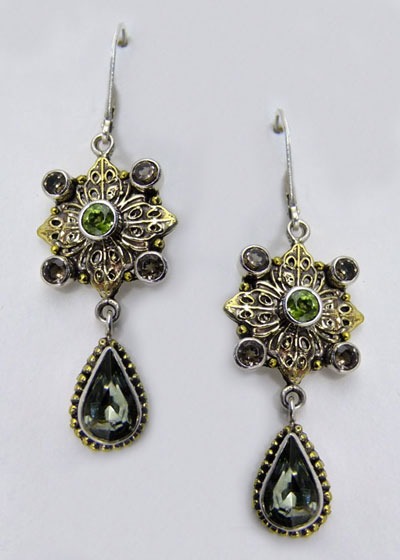 Mars & Valentine Wood Nymph Lever Back Earring