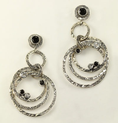 Echo of the Dreamer Hammered Circle Post Earrings