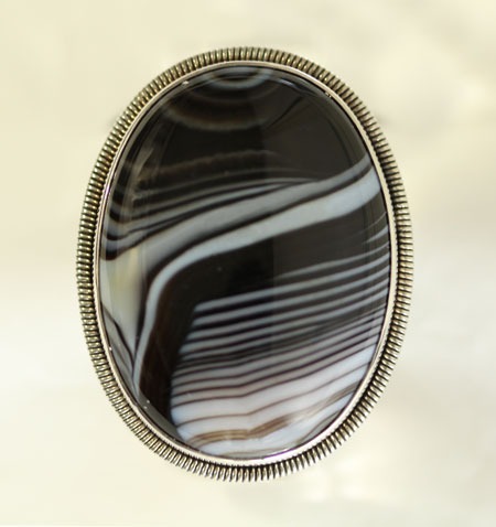 Echo of the Dreamer Large Sardonyx Statement Ring