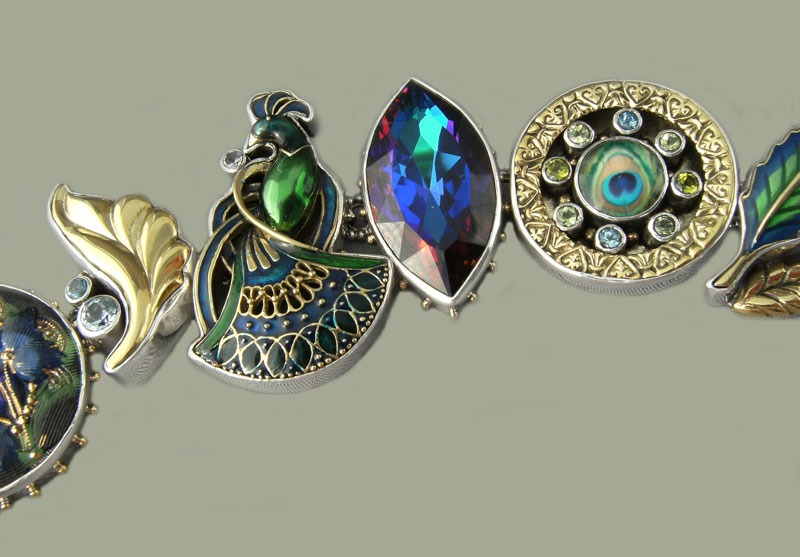 Majestic Peacock Bracelet