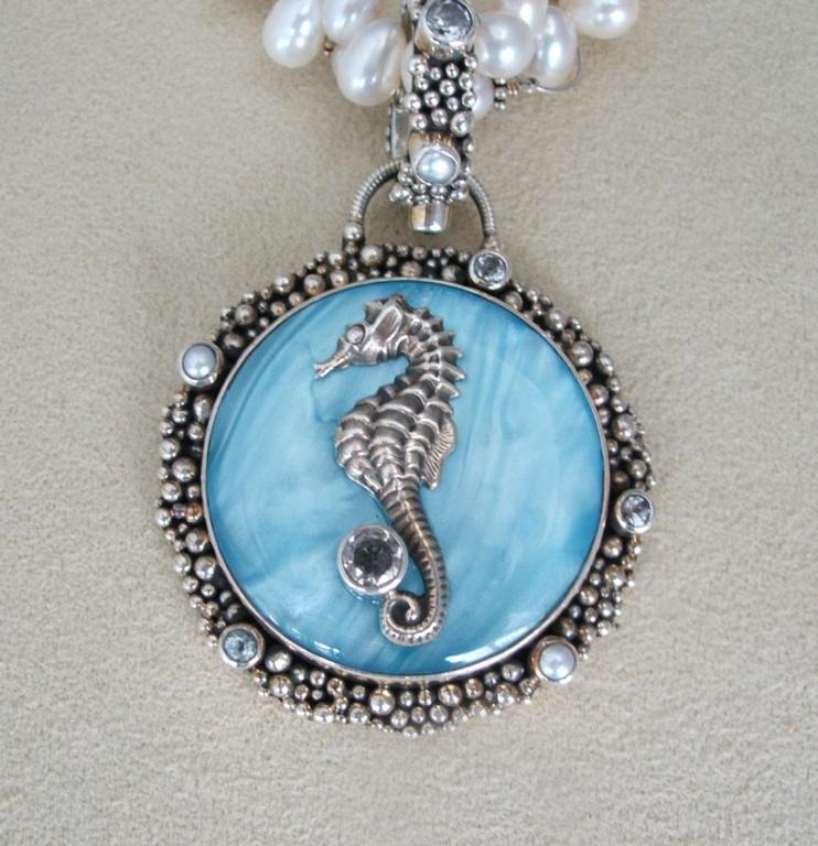 Mars & Valentine Isle of Capri Seahorse Necklace