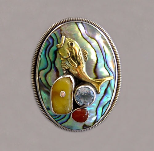 Calypso Fish Statement  Ring--ORIGINALLY $197.00