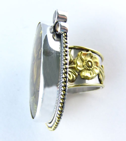 Gilded Age Dubloon Ring