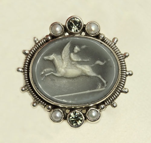 Gray Pegasus Ring