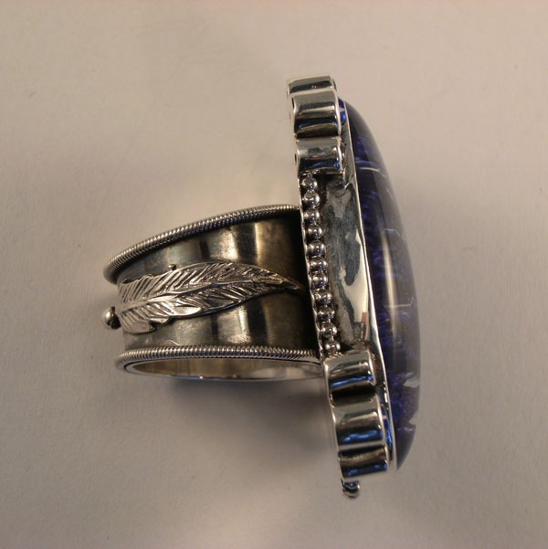 Mars & Valentine Kyanos Large Statement Ring--Formerly 235.00