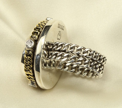 Battenburg Statement Ring