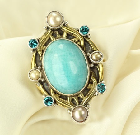 Regal Amazonite Ring